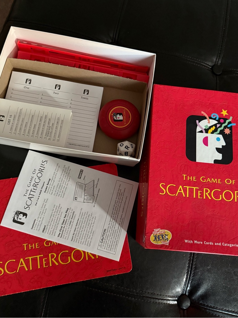 Scattergories Game Box - Bright Red - Picture 12 of 13